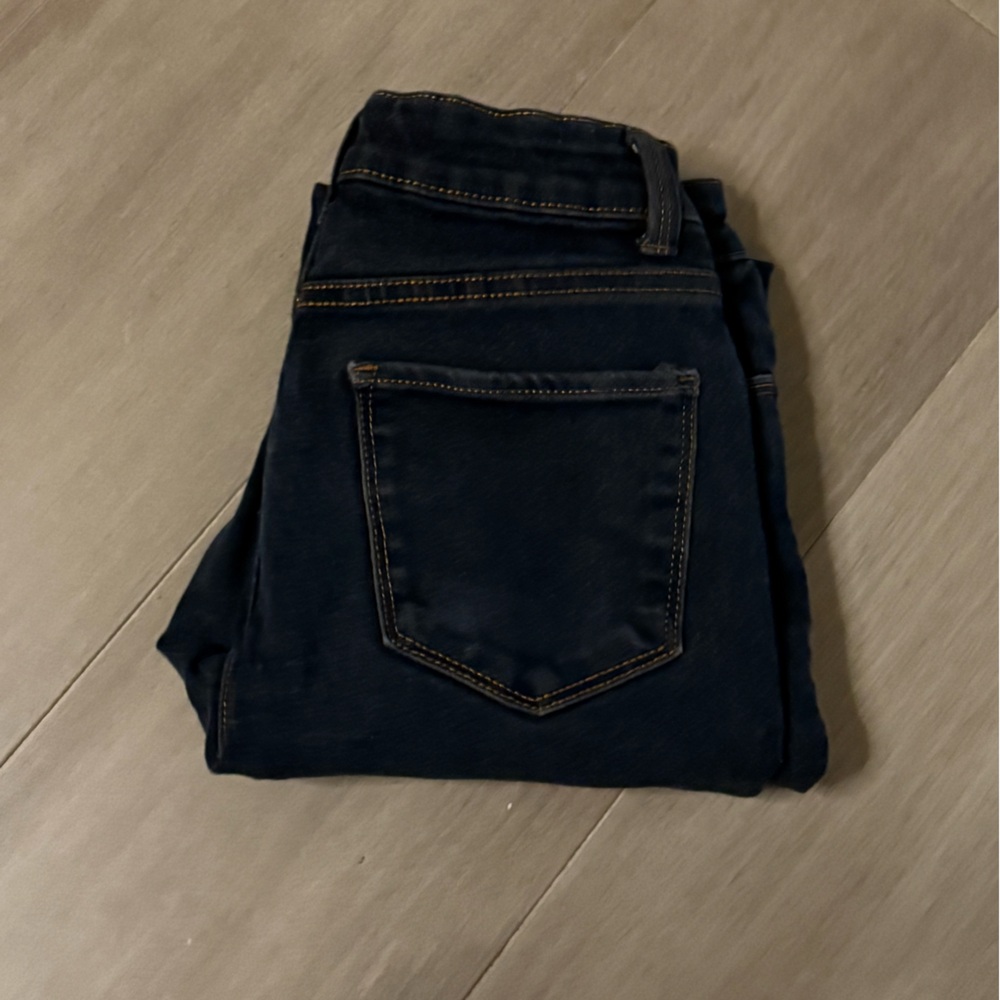 Dark Blue Denim Skinny Jeans